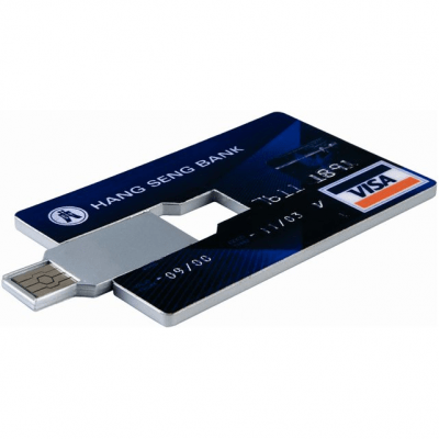 Credit Card USB Flash Drive - 1GB-1