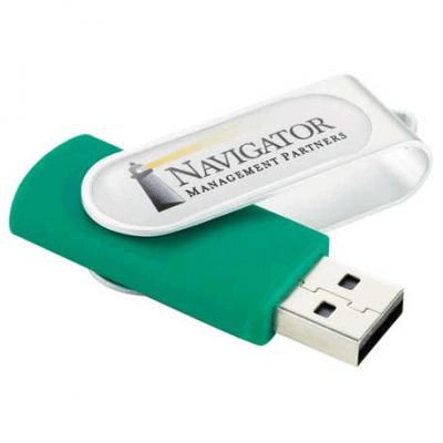 Domeable Rotate Flash Drive 1GB-1