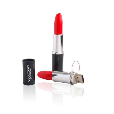 1GB Red Lipstick Shape USB Flash Drive-1