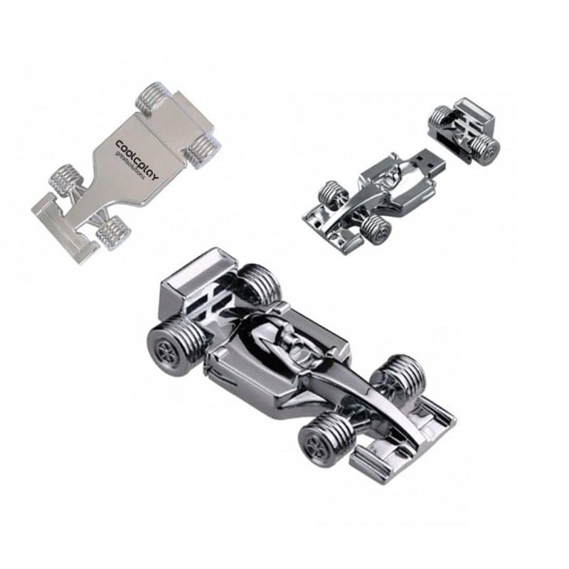 Custom 4GB Race Car Shape USB Flash Drive