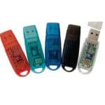 Custom Translucent USB Flash Drive - 1GB