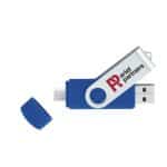 Custom Universal Source® 16 GB On The Go USB 2.0 Flash Drive - Type C - 2