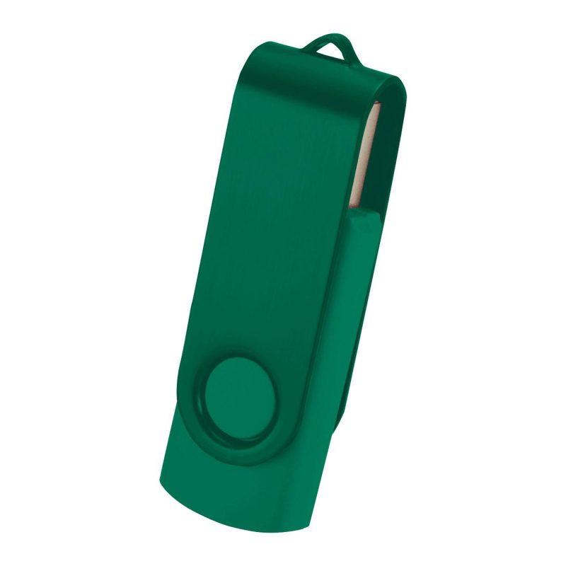 Custom 1GB Rotating 2 Tone Flash Drive - 1