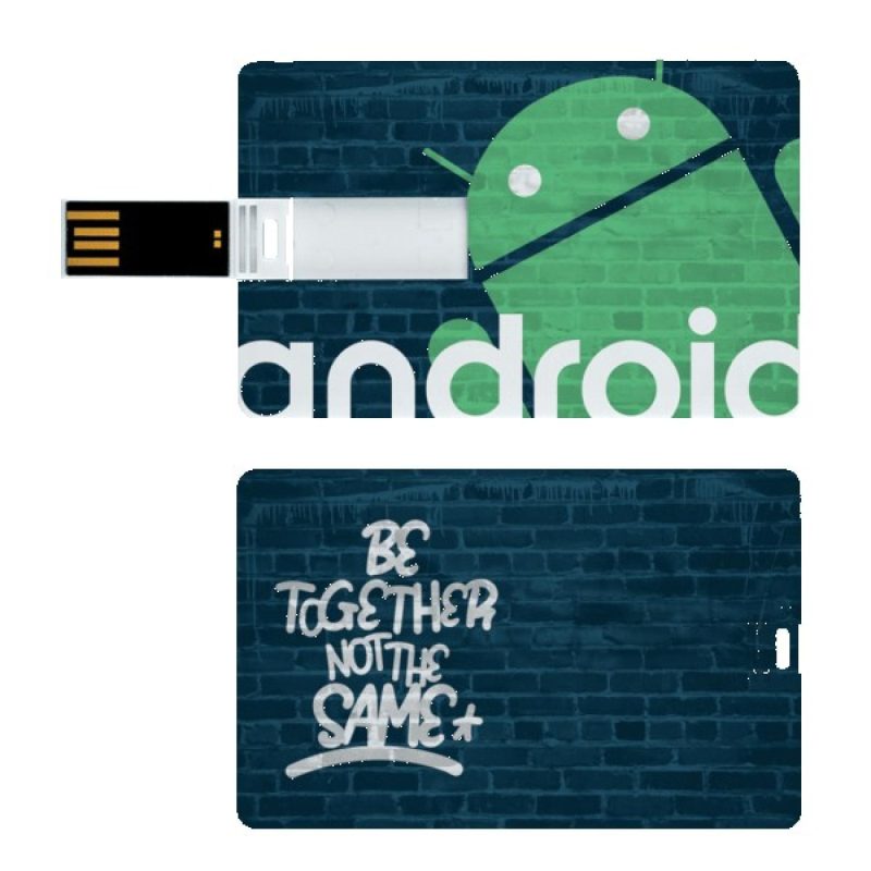 Custom IMPORT Credit Card Sized Flash Drive 8G